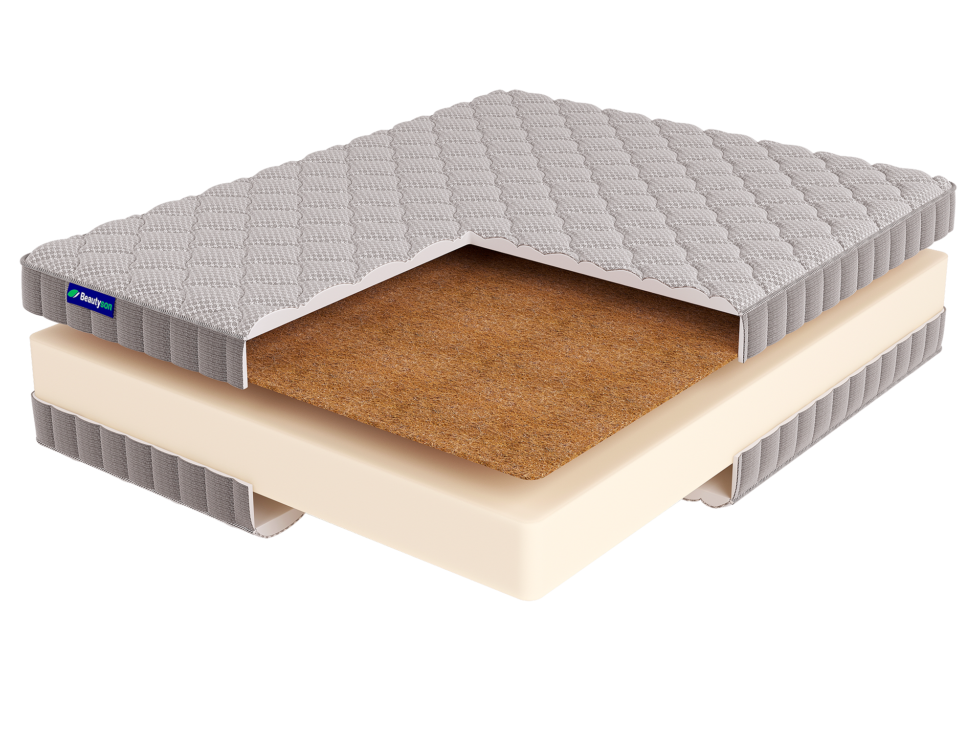 Матрас FOAM 21 Cocos 200x200 жесткий высотой 22 см